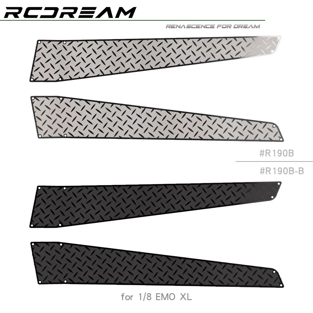 

RCDream 1/8 EMO XL Big Buffalo hood metal protection modified hood anti slip plate # R190B