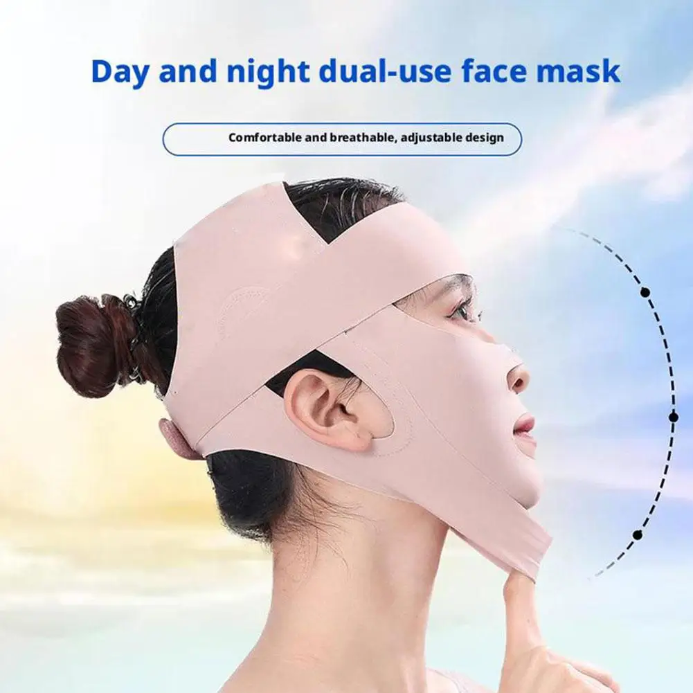 V Face Slimming Bandage Face Sculpting Sleep Mask Breathable Elastic Adjustable Skin Care Lifting Tightening Anti Wrinkle Tools