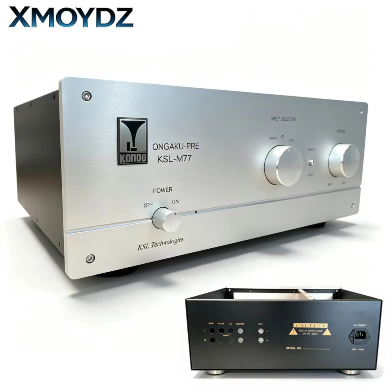 415*150*330mm Aluminum Panel Iron HiFi Power Amplifier Chassis M77 Deluxe DIY Audio Amp Case Box Cabinet Shell Enclosure