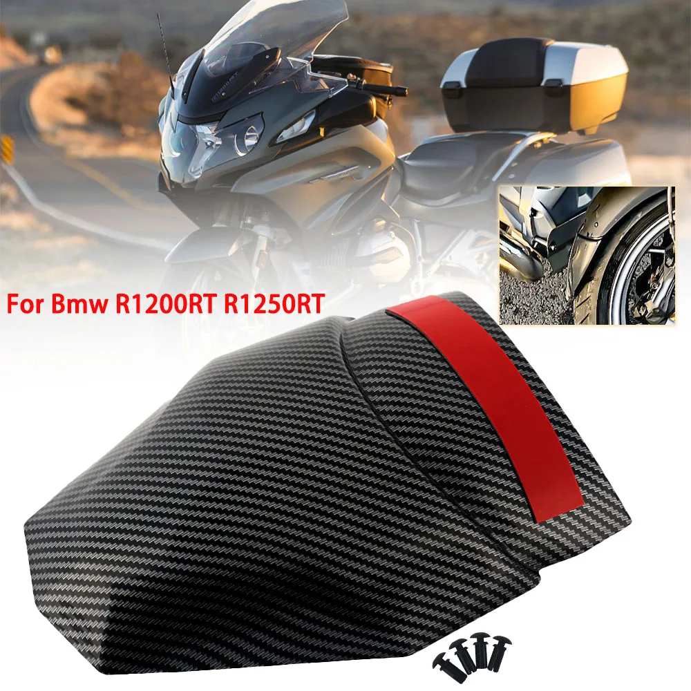 Motorrad-Kotflügelverlängerung für BMW R1250RT 2021 R1200RT LC 2014–2019, ABS-Kunststoff, Kohlefaser-Textur, Kotflügelverlängerung