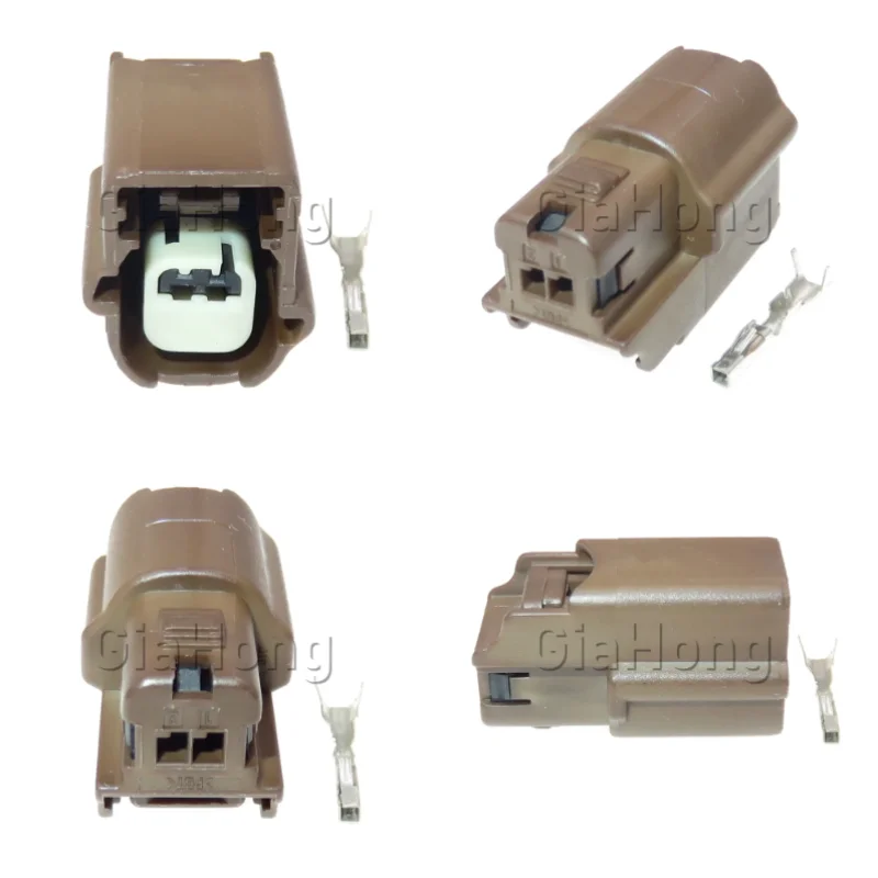 1 Set 2 Ways AC Assembly Automobile Plastic Housing Waterproof Sockets Auto Parts Car Wiring Connector with Cables