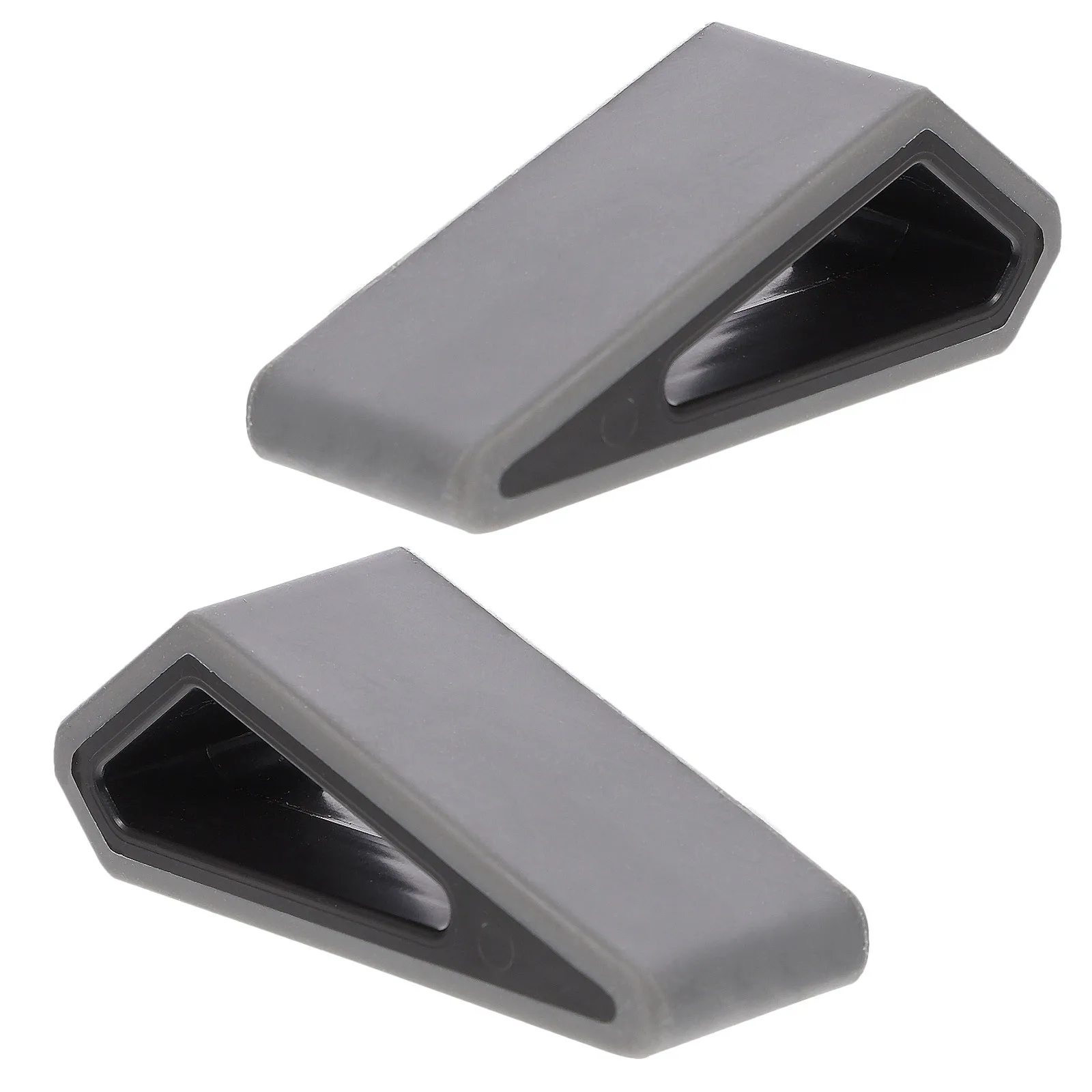 

Подставка для ноутбука, 2 шт., с нескользящими силиконовыми краями, удобный угол для набора текста, черный/серый