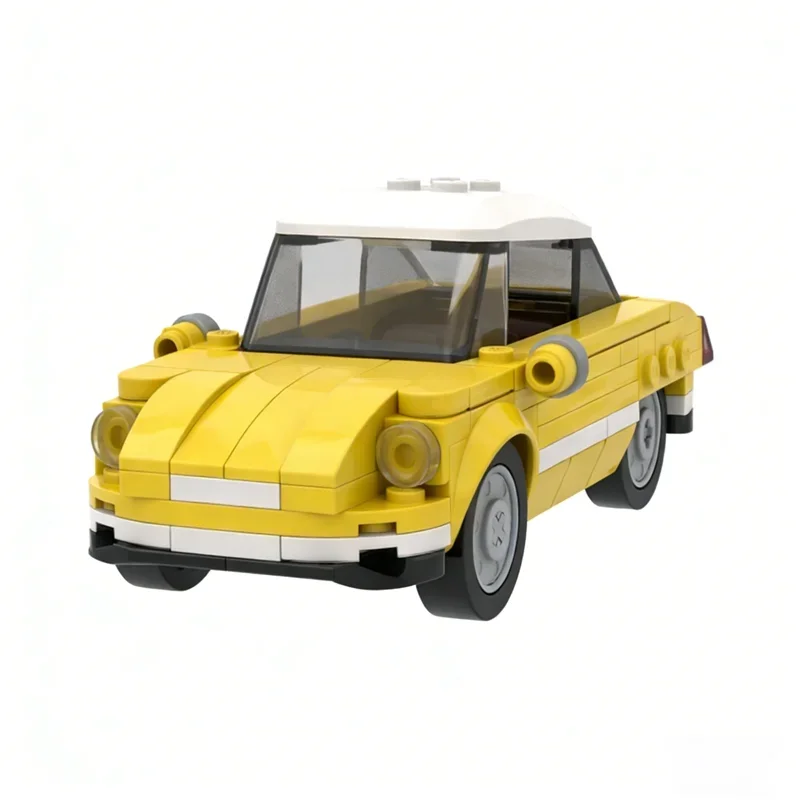 130pcs MOC Citroën DS City Champions Model Building Blocks Construction Creative Toys Festival Gifts Idea Education Brick