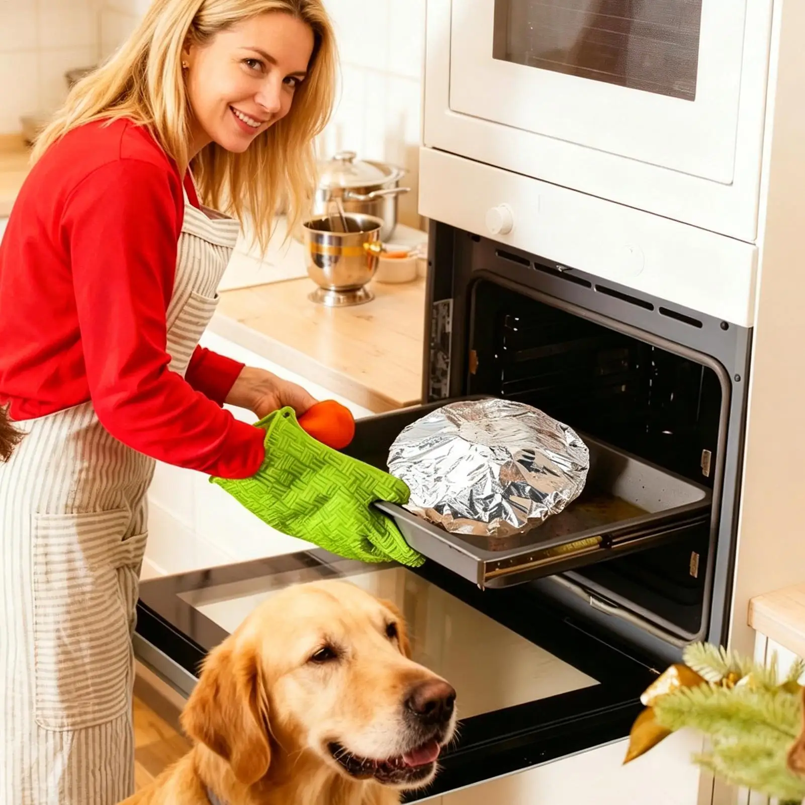 30pcs Aluminum Foil Insulation Covers Keep Food Warm Fresh Repeatable Kitchen Food Covers Bowls Plates Adjustable Cling Wrap view 4