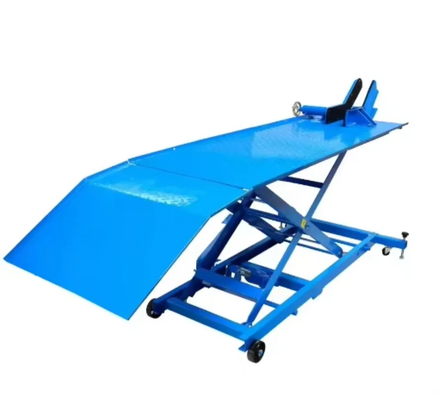 

2025 New StyleHeavy Duty 1000LBS Hight Quality Hydraulic Motorcycle Lift Table With Ce Certificate