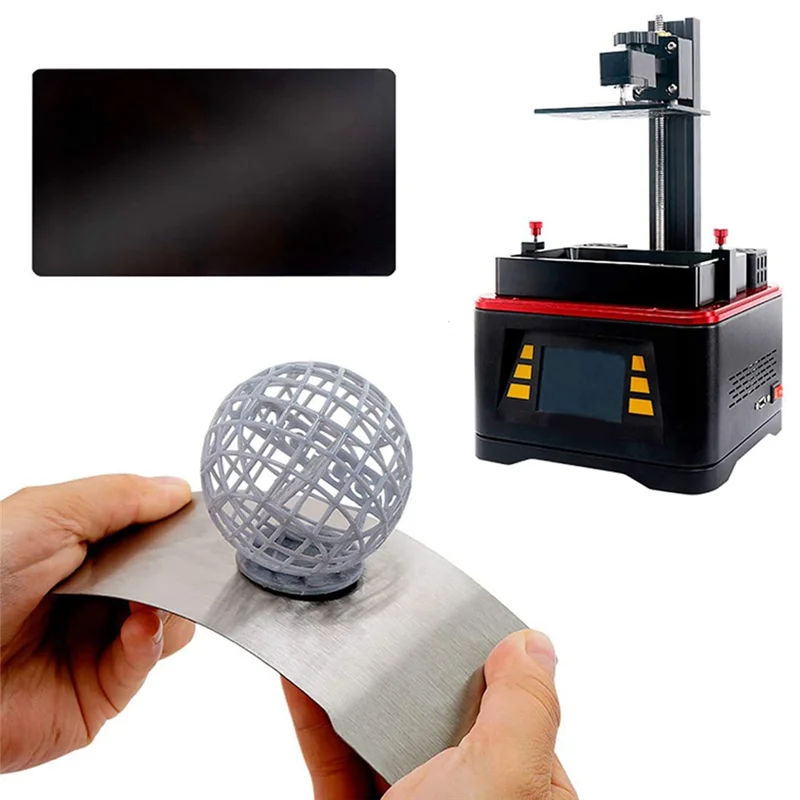 

Resin 3D Printer Flex Building Plate, Spring Steel Flexible Plate and Magnetic Base Platform for Saturn 225X128mm