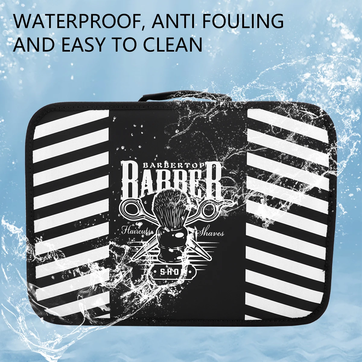 

Hair Salon Storage Bag Waterproof And Wear-Resistant Tool Kit Large Capacity Portable Storage Bag Hair Styling Tools Storage Bag