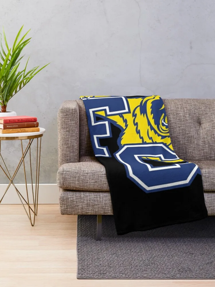 Franklin College grizzlies Throw Blanket for babies heavy to sleep Blankets