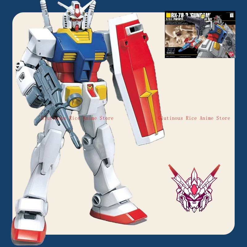 

В наличии Bandai HGUC 1:144 021 RX-78-2 Gundam сборная модель игрушка орнамент подарок на день рождения оригинальная коллекция новая