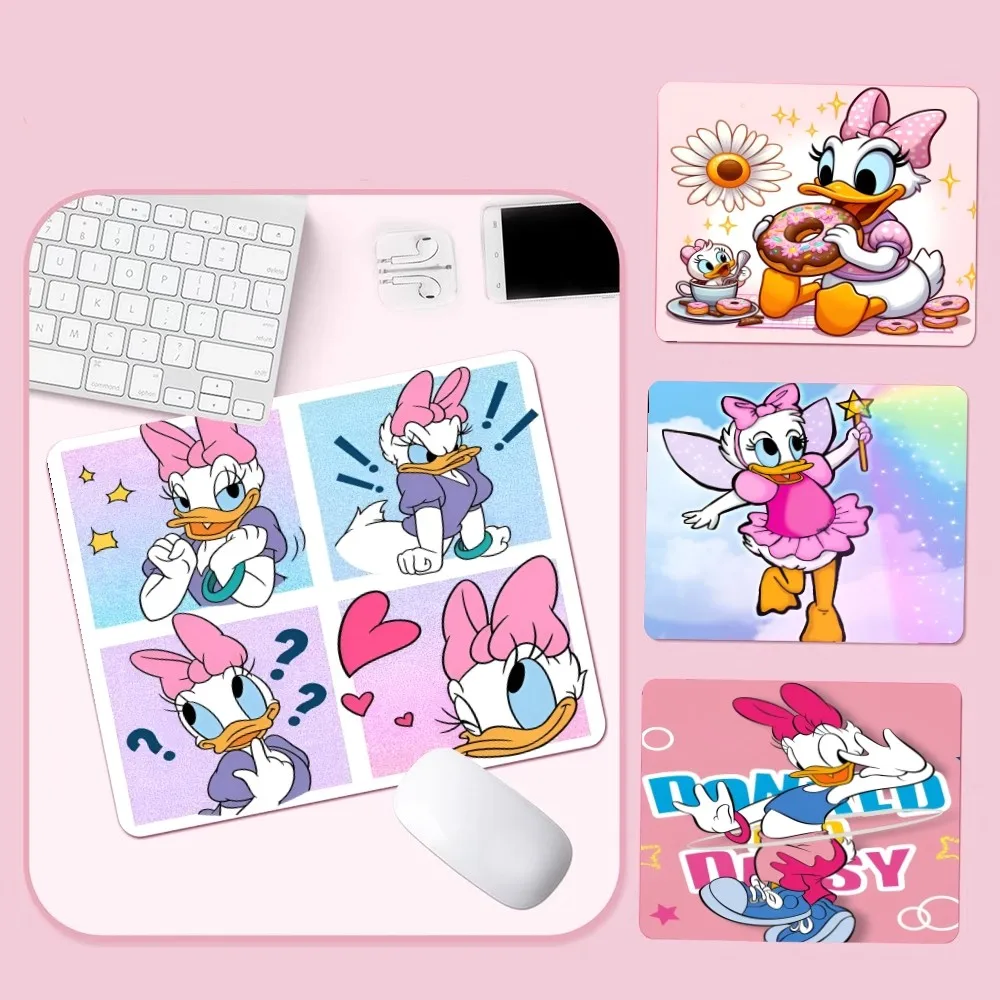 Disney Daisy Duck Mousepad Custom Skin Desktop Desk Mat Kawaii Gaming Accessories Students Writing Pad Padmouse Desk Play Mats