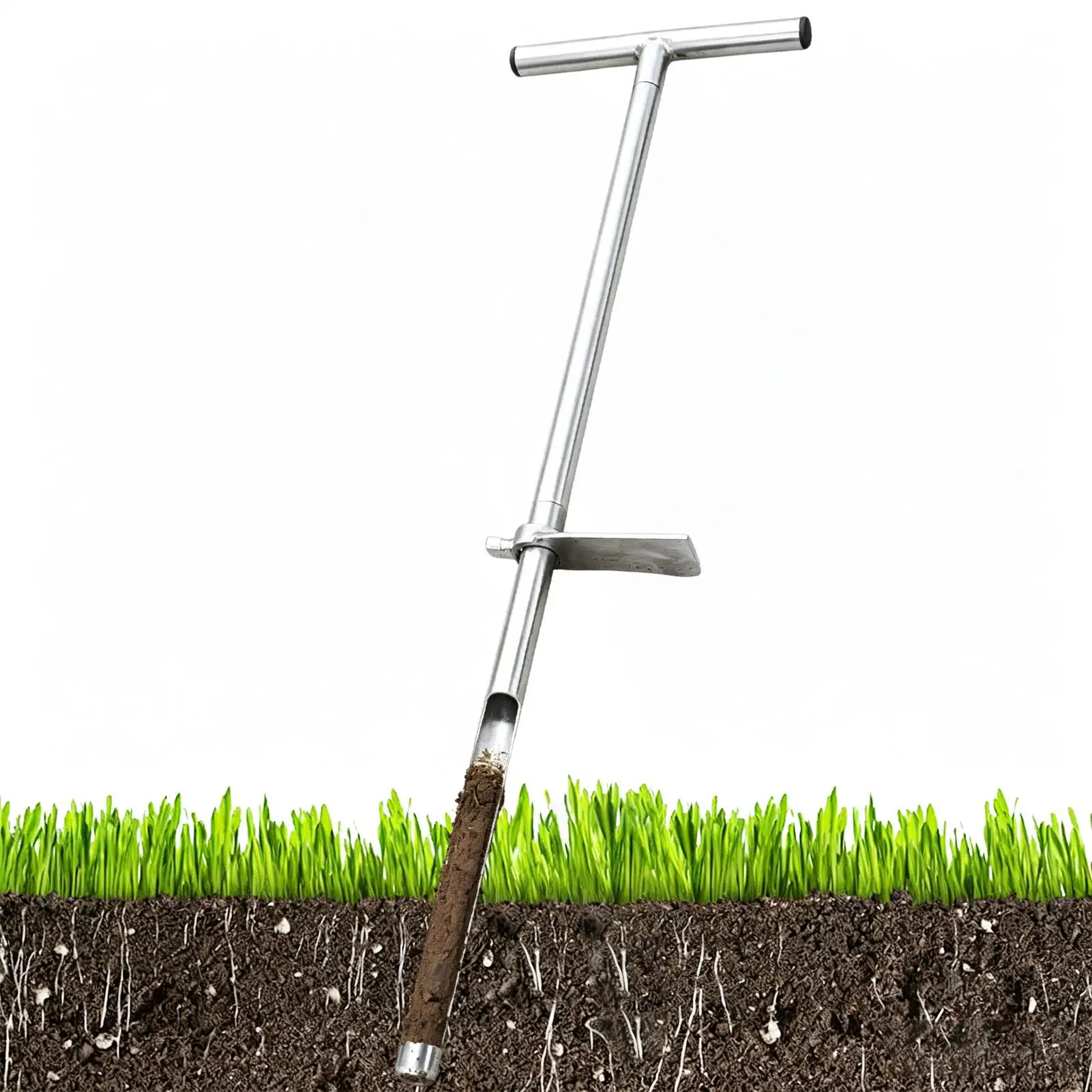 ground-soil-testing-tool-stainless-steel-sampling-rod-built-in-step-pedal-practical-sampling-equipment-for-planting-land