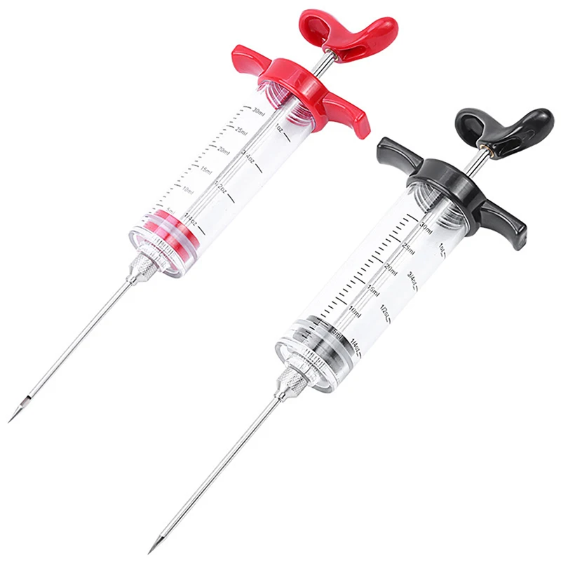 Spice Syringe Marinade Injector Flavor Syringe Cooking Meat Poultry Turkey Chicken Kitchen Utensils Accessories BBQ Tool