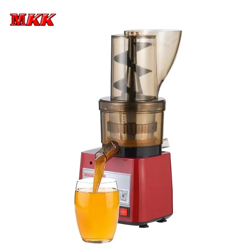 Fruit Juice Extractor Commercial Slow Juicer Pulp Separation Large Caliber High-Power Motor Fully Automatic 220V/110V