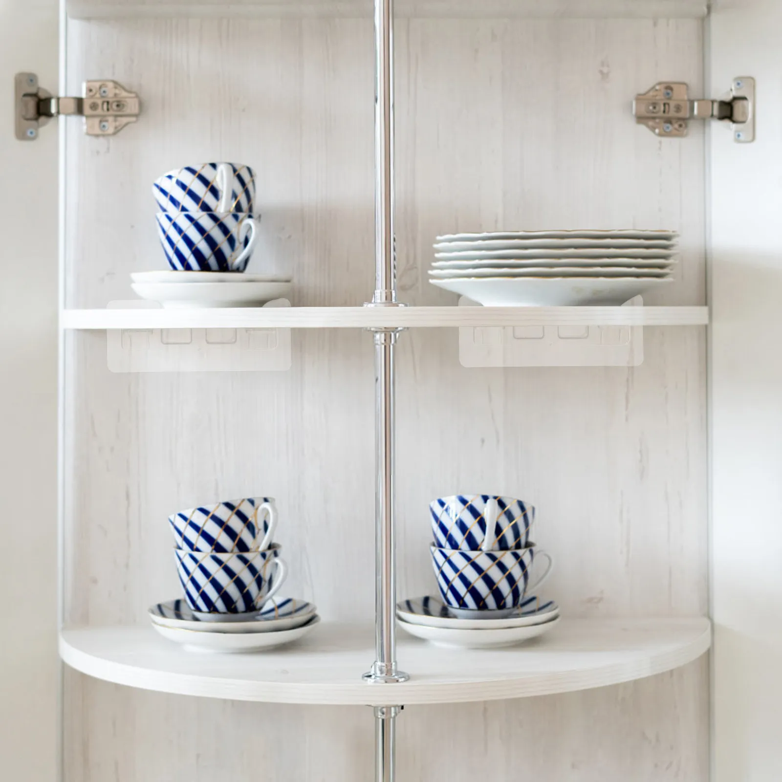 

12 шт. акриловых креплений для полок, без сверления, на клейкой основе, прозрачные, с высокой несущей способностью, для полок и шкафов