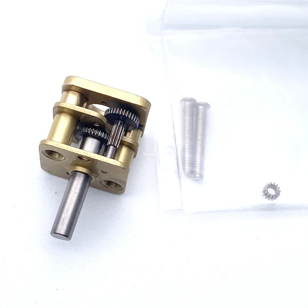 Military Quality 13mm*12mm Square All-metal Reducer Gearbox For 050 030 Motor (4.4/5.75/10MM D-Shaft)