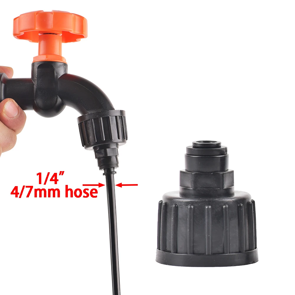 Irrigation Dripper Adjustable 4/7mm Garden Irrigation Nozzle Adjustable Micro Drip Balcony Yard Greenhouse Watering Dripper