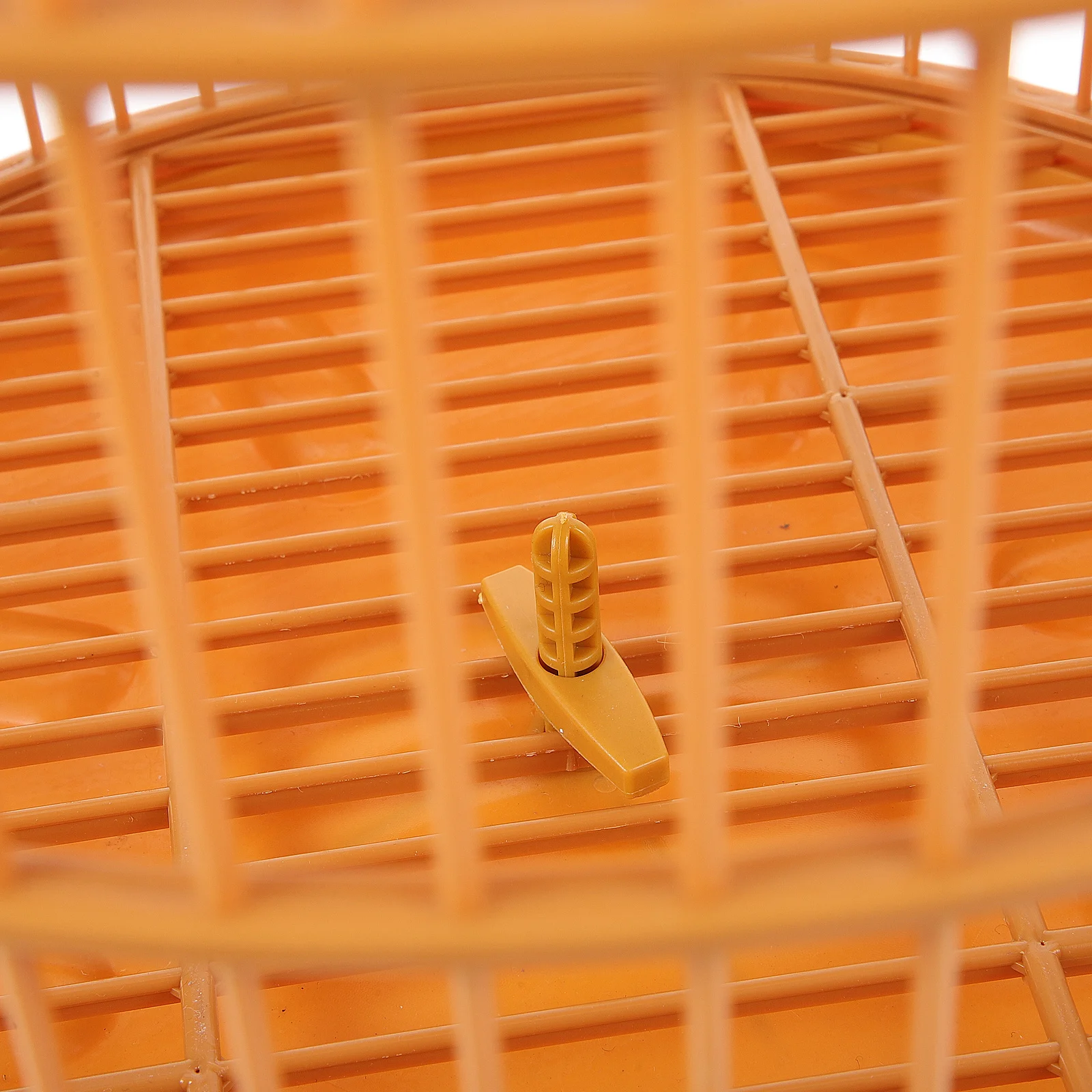 

Plastic Pet 30 Domes Round Cage for Parrot Cockatiel Safe Stylish Vintage Hanging Travel Hanging Cage For Small Animals Feeder
