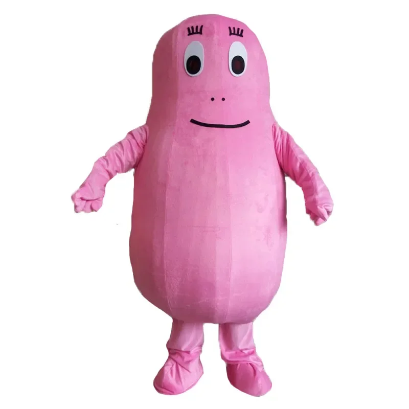 Best price pink BarbaPapa mascot costume lovely beard papa adult Mascot cartoon character suit birthday party gift