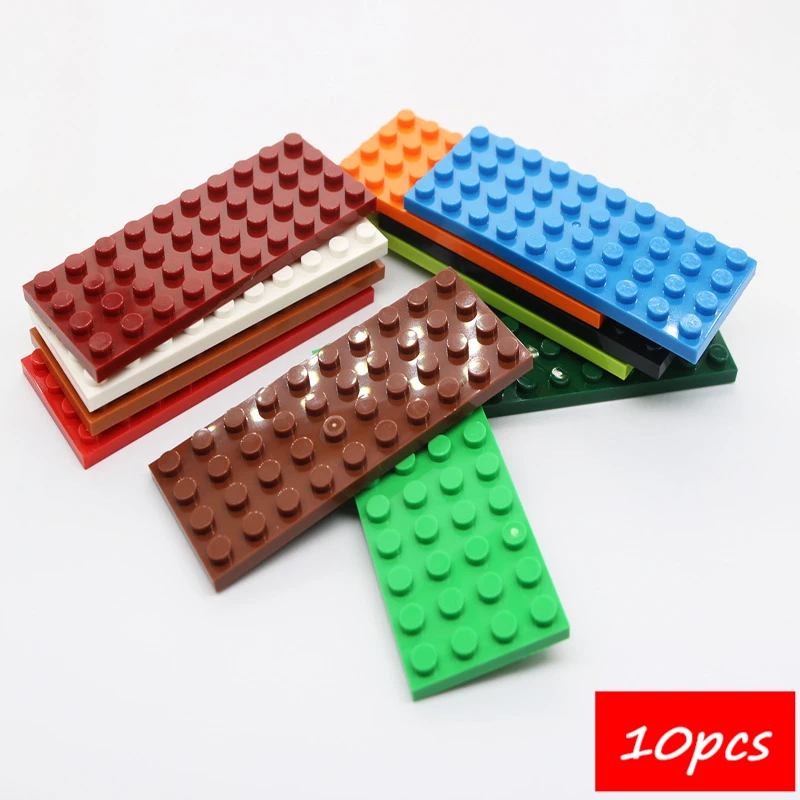 10 قطعة MOC 3030 لوحة 4x10 مجموعة مكعبات البناء لوحة التكنولوجيا الفائقة منزل الطوب الجسيمات لتقوم بها بنفسك فكرة لعب الأطفال هدايا عيد ميلاد الطفل