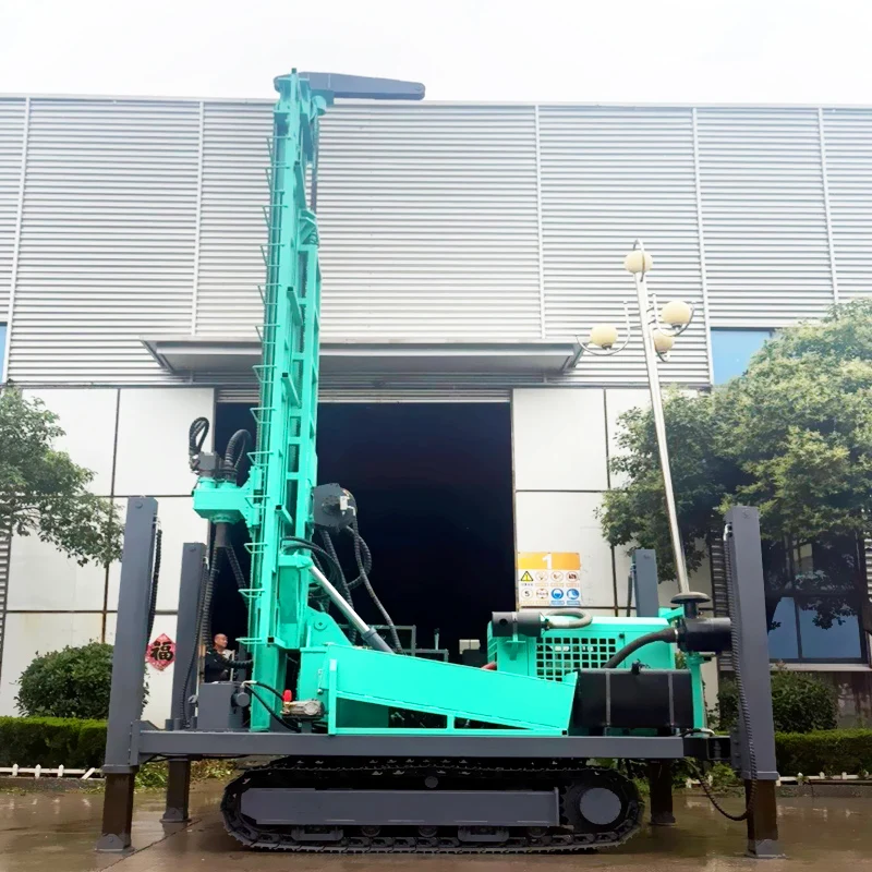 맞춤형 1150피트 공압식 경암 수중 시추기, 에어 컴프레서 포함 코어 심정 시추기