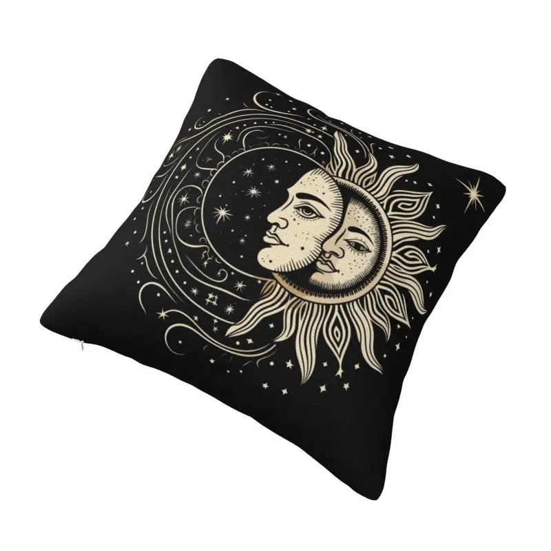 Custom Sun And Moon Modern Throw Pillow Covers Sofa Cushion