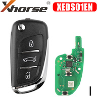 Xhorse XEDS01EN Super Remote For DS Style 3 Buttons with Built-in Super Chip English Version 1 Piece