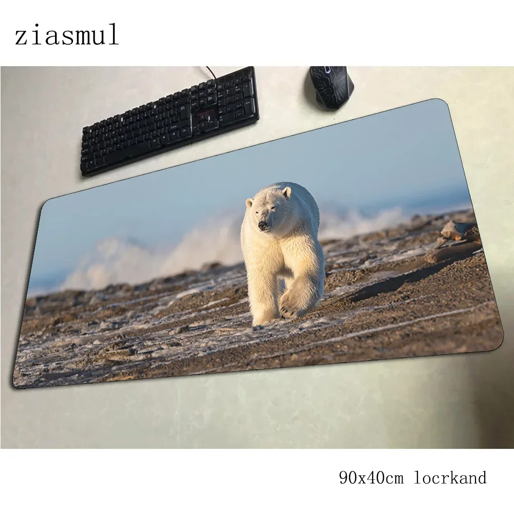 Polar Bear mouse pad 80x40cm gaming mousepad Adorable hot sales office notbook pads desk mat Animal padmouse games pc gamer mats