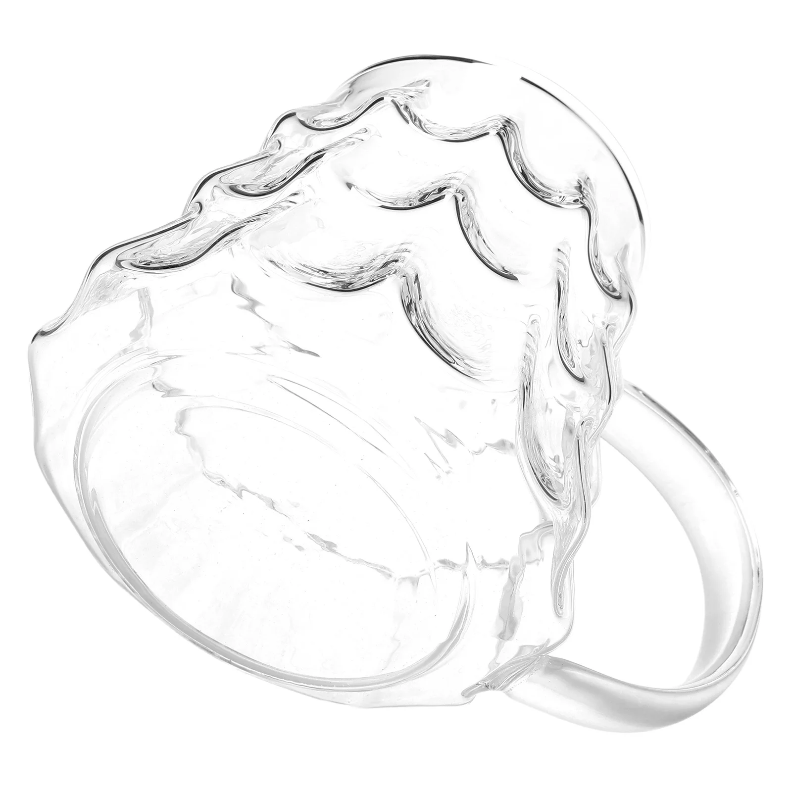 

Clear Pinecone Glass Christmas Coffee Mug Holiday Milk Cup Creative Tree Shaped Tea Cup Vintage Glass Coffee Cups