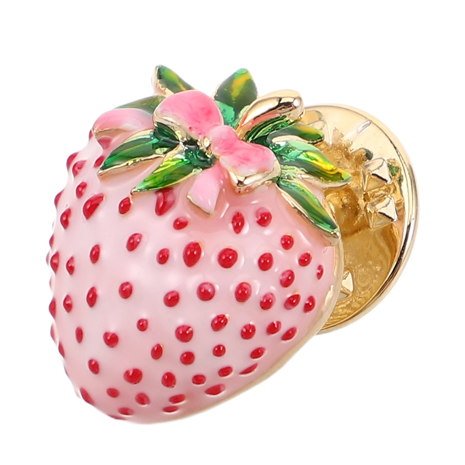 

Cute Strawberry Enamel Brooch Pin Badge For Women Girls Lightweight Fruit Lapel Pin Decorative Accessory Clothes Bags Scarves
