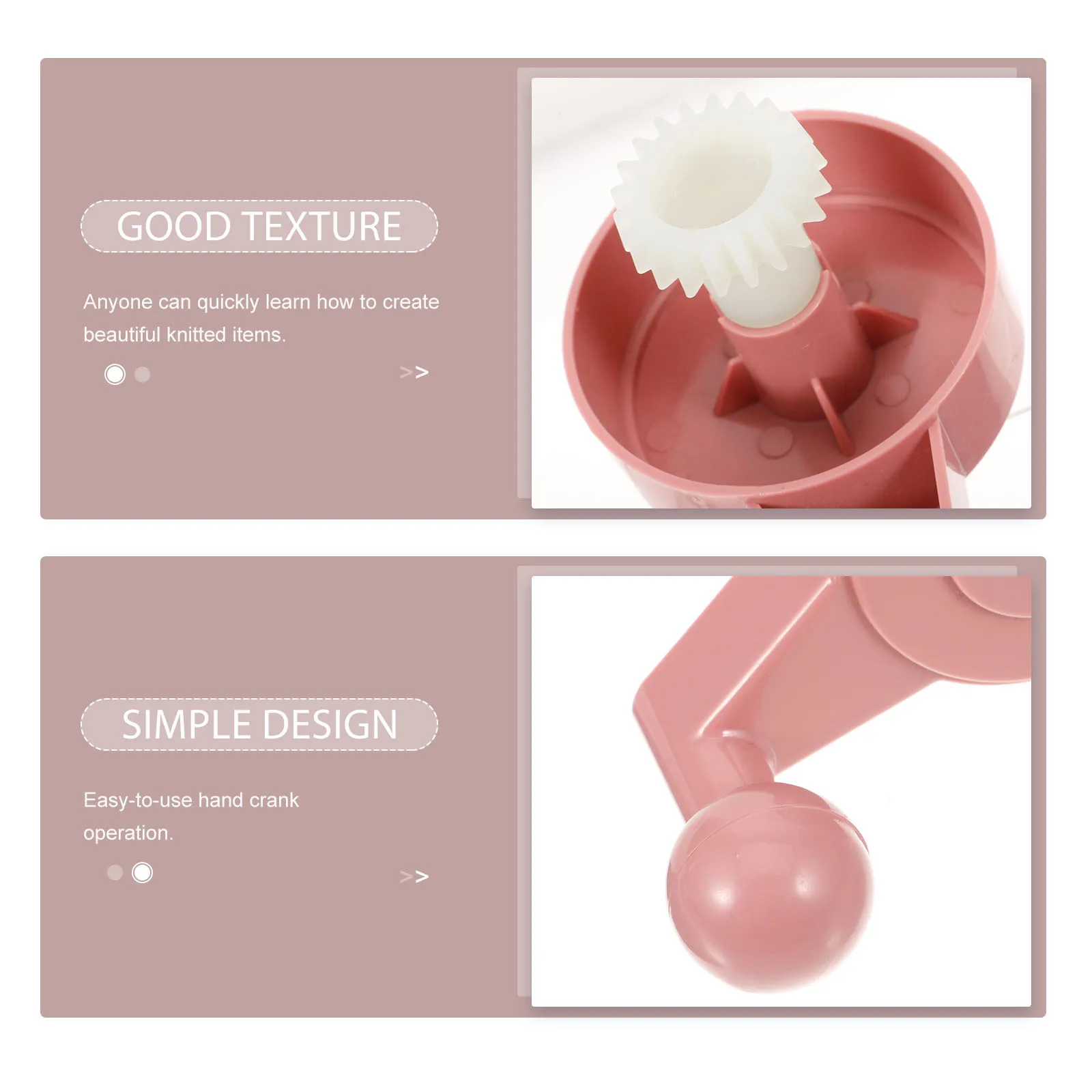 

Knitting Machine Crank Handle Plastic Sturdy Replaceable Handle for Hand Crank Knitting Loom Accessories Kitting Machine Part