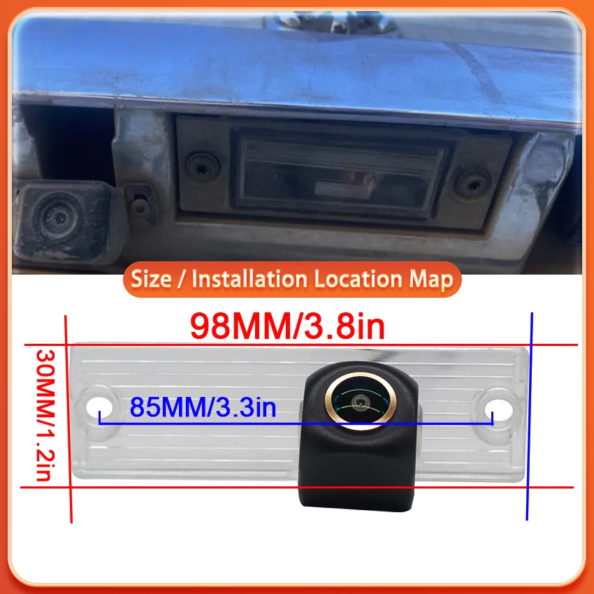 HD 170 ° Golden Rear View camera For Jeep Liberty First Generation KJ 2002~2007 Night Vision license Plate Camera Parking Camera