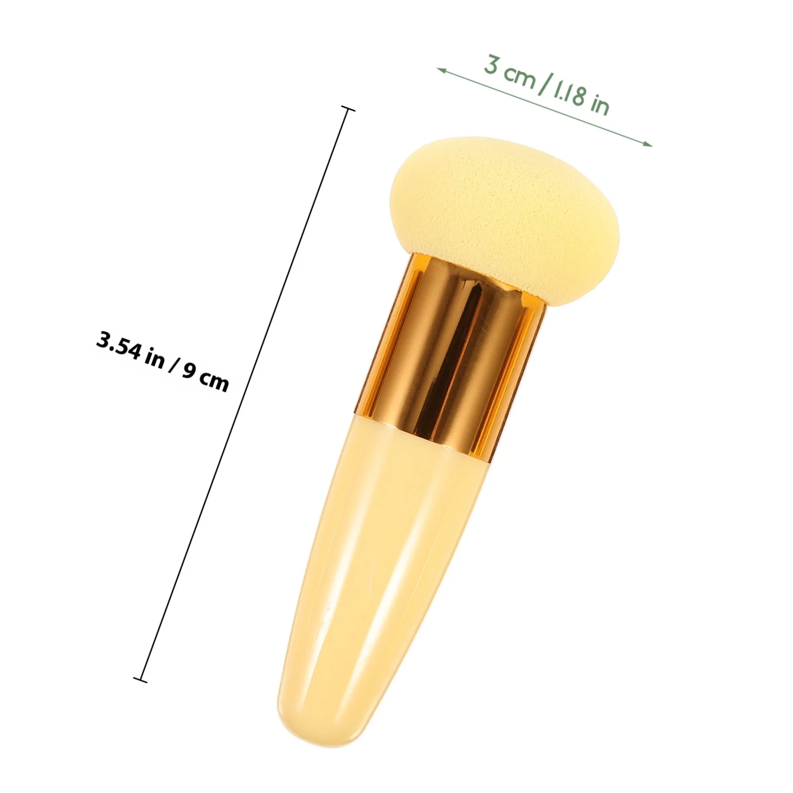 Bolígrafos de maquillaje de belleza, brochas de esponja para corrector de base de doble uso Premium, herramientas suaves y flexibles, 3 uds.