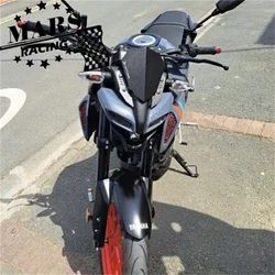 Motorcycle Accessories Aluminum Sports Windscreen Windshield Deflector For YAMAHA MT125 MT-125 2019 2020 2021 2022 2023 19-23