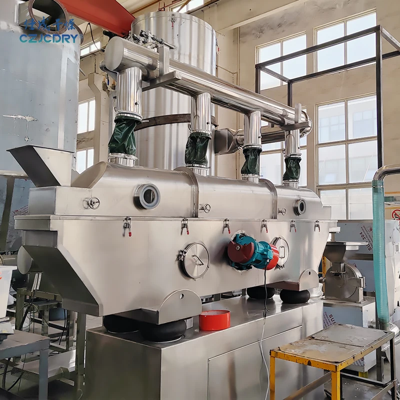 Sèche-lit à fluide vibrant ZLG pour particules