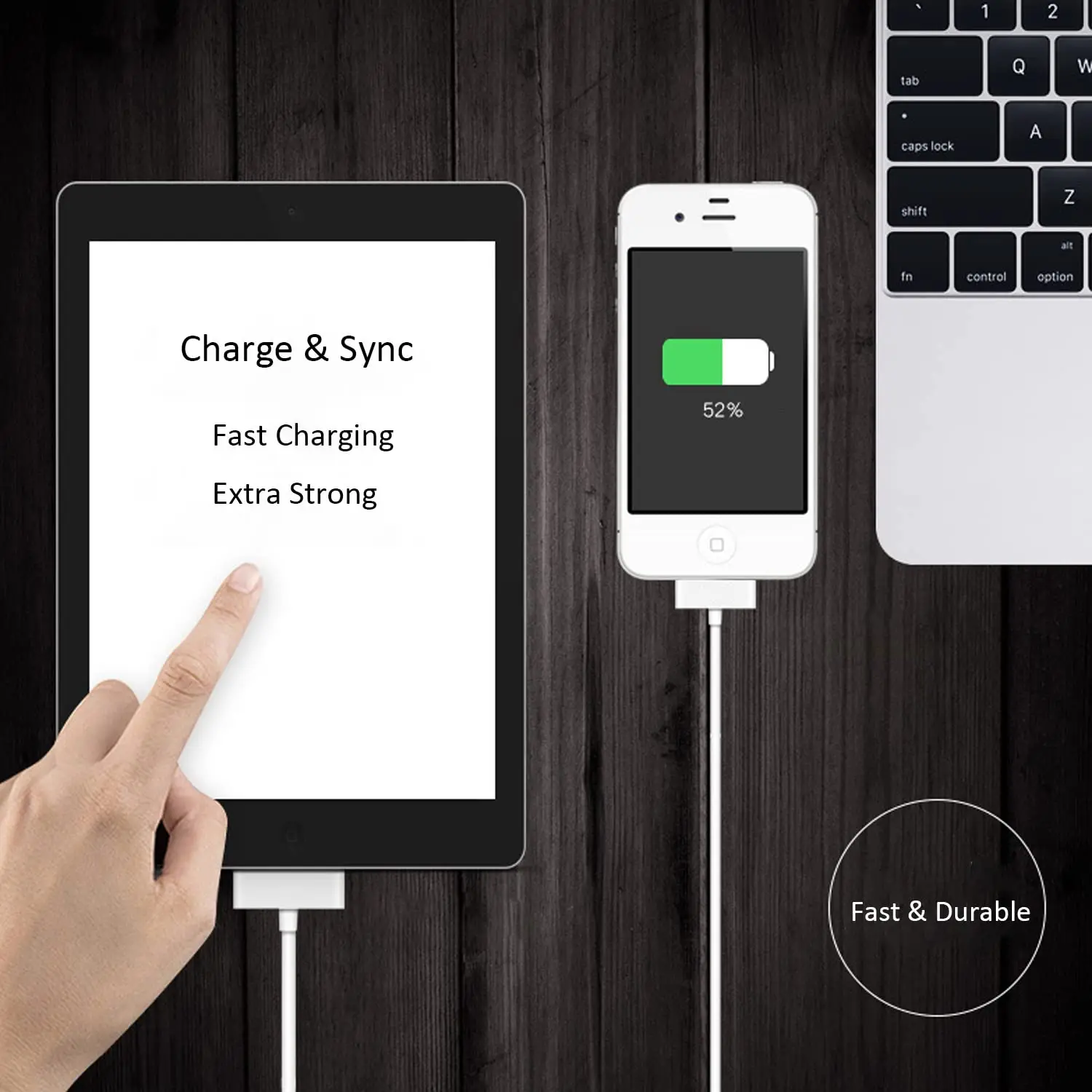 

30 Pin USB Charger Cable For IPhone 4 4s 3G 3GS IPad 1 2 3 IPod Adapter Accessories Nano Touch Charging Data Cable Usb Charger