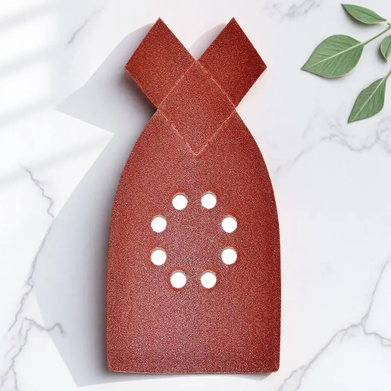 

50pcs Hook Loop Sanding Discs 8-Hole Grit 40 60 80 100 120 Non-Woven Abrasive Cleaning Deburring Discs Moisture Resistant