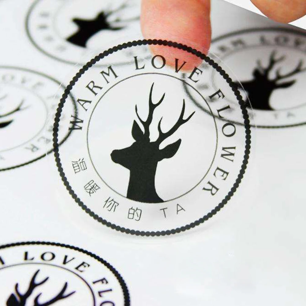 Custom Logo Stickers for Weddings, Personalized Stickers with Adhesive, Suitable for Birthdays and Guests, 2.5-8cm, 100PCs