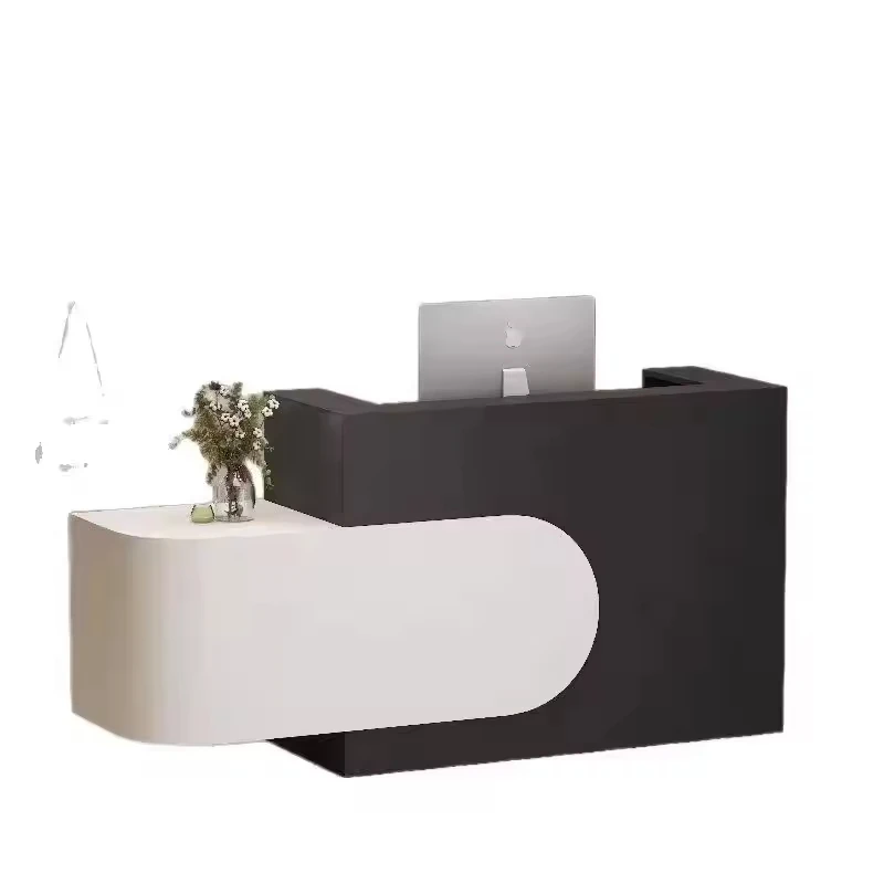 Reception Desks Custom Store Reception Desk Modern Black Wood Reception Counter
