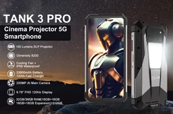 8849 Tank 3 Pro Cpu Dimensity 8200 120Hz 6.79 Inches 5G Global Frequency Band Three Proof Smartphone 16/18Gb Ram 512Gb Rom