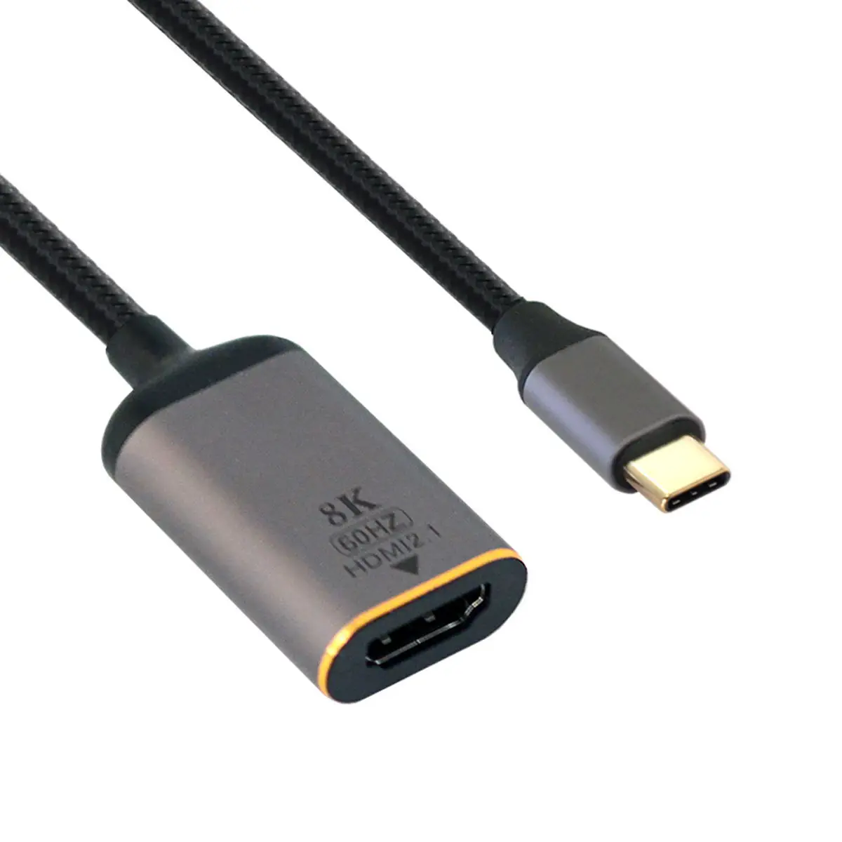 

Zihan USB4 USB-C Type-C Source to Female HDTV 2.0 Display 8K 60HZ UHD 4K HDTV Male Monitor Cable