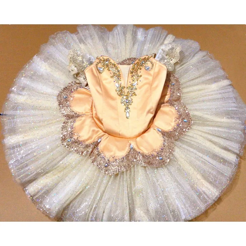 children's-champagne-colored-ballet-dress-for-little-swan-dance-performance-girls'-tutu-dress-for-princess-show-costumes