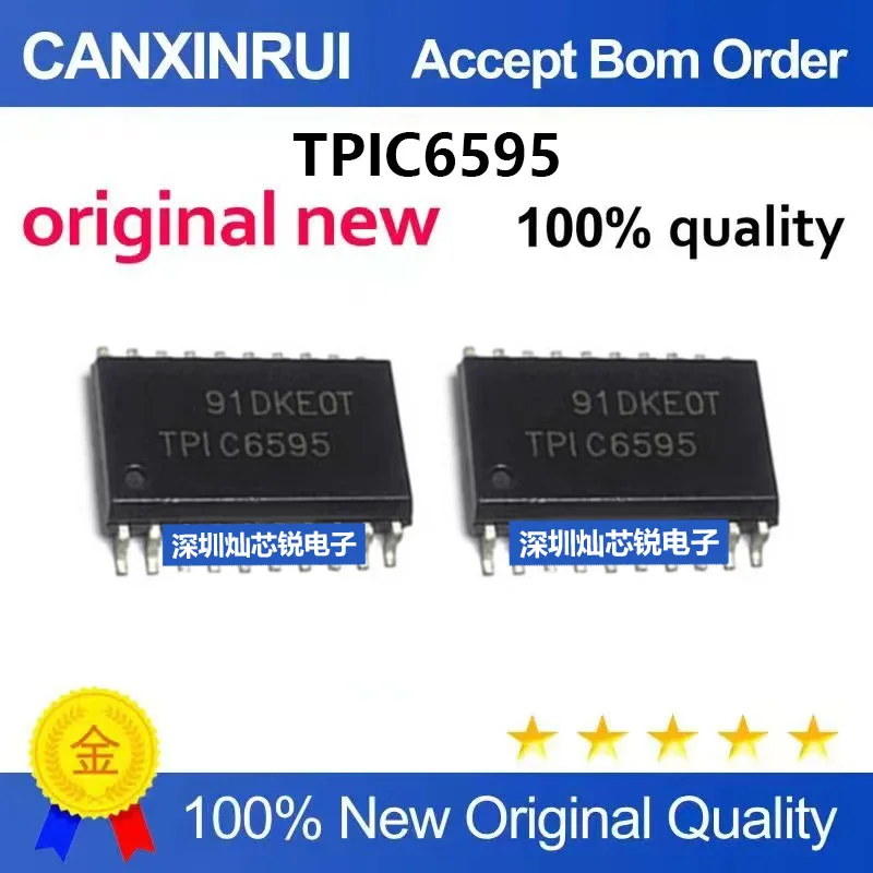 (5-100pieces)Brand New Original TPIC6595 TPIC6595DW TPIC6595DWR Shift Register SOIC-20