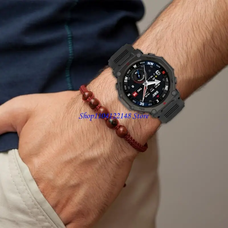 P9FA Flexible Silicone Replacement Band Universal Fit Stylish Accessory for Watches