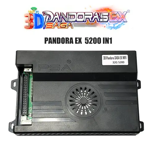 Pandora Saga Box EX GT 5200 In 1 PCB 게임 보드 다운로드 더 많은 아케이드 HDMI VGA 아케이드 마더보드 레트로 비디오 변환