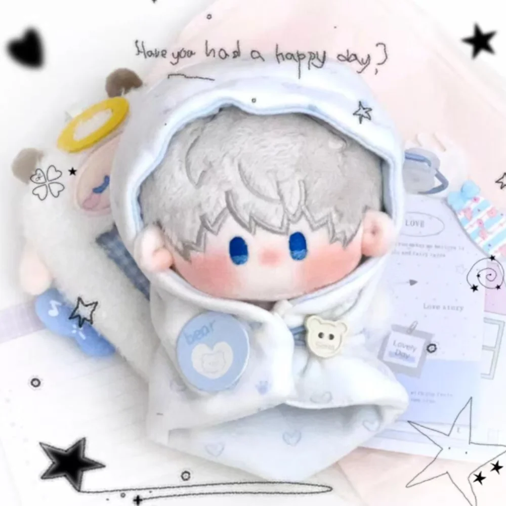 Swaddling 10 ซม.ผ้าฝ้ายตุ๊กตา Swaddling เสื้อผ้าเสื้อคลุมถุงนอน 10 ซม.ตุ๊กตาเสื้อผ้าตลกน่ารักตุ๊กตาแต่งกายชุด