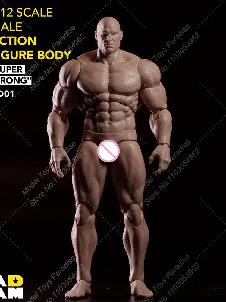 MUFF TOYS AD01 1/12 hommes soldat corps musculaire Super mobile articulations mobiles fortes corps adapté 6 pouces figurine