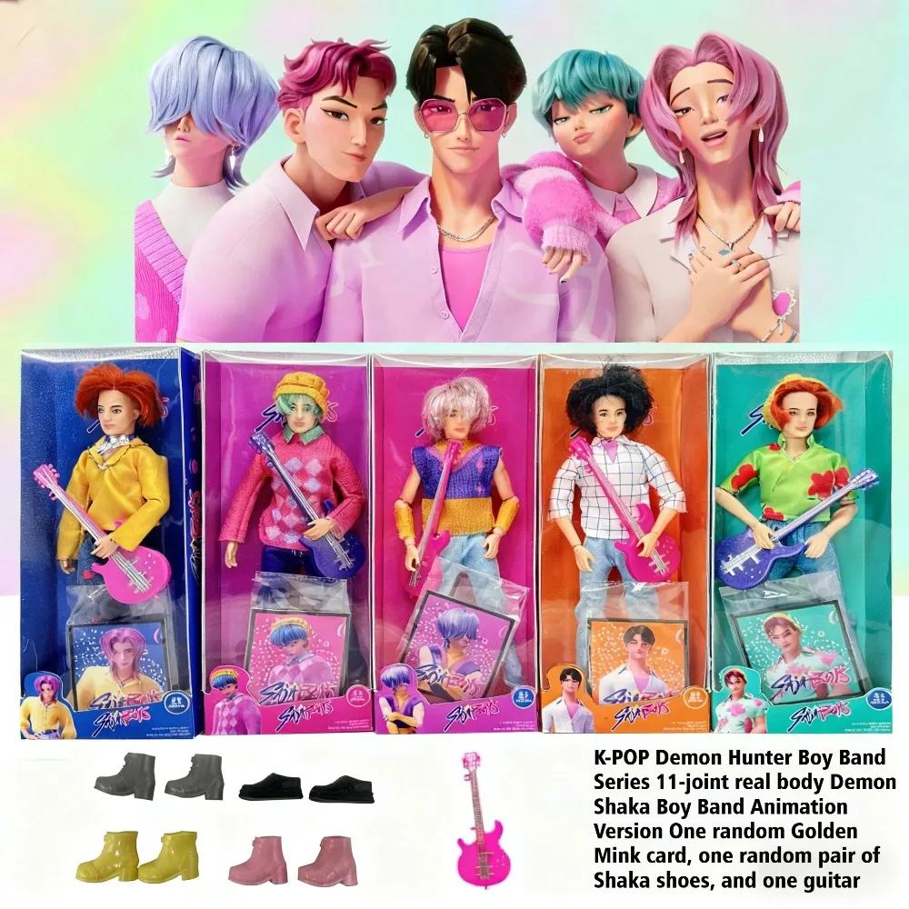 Figurine d'action Kpop Demon Hunters, Rumi Mira Zoey, belle poupée de princesse, cadeau de collection de dessin animé pour filles, en Stock