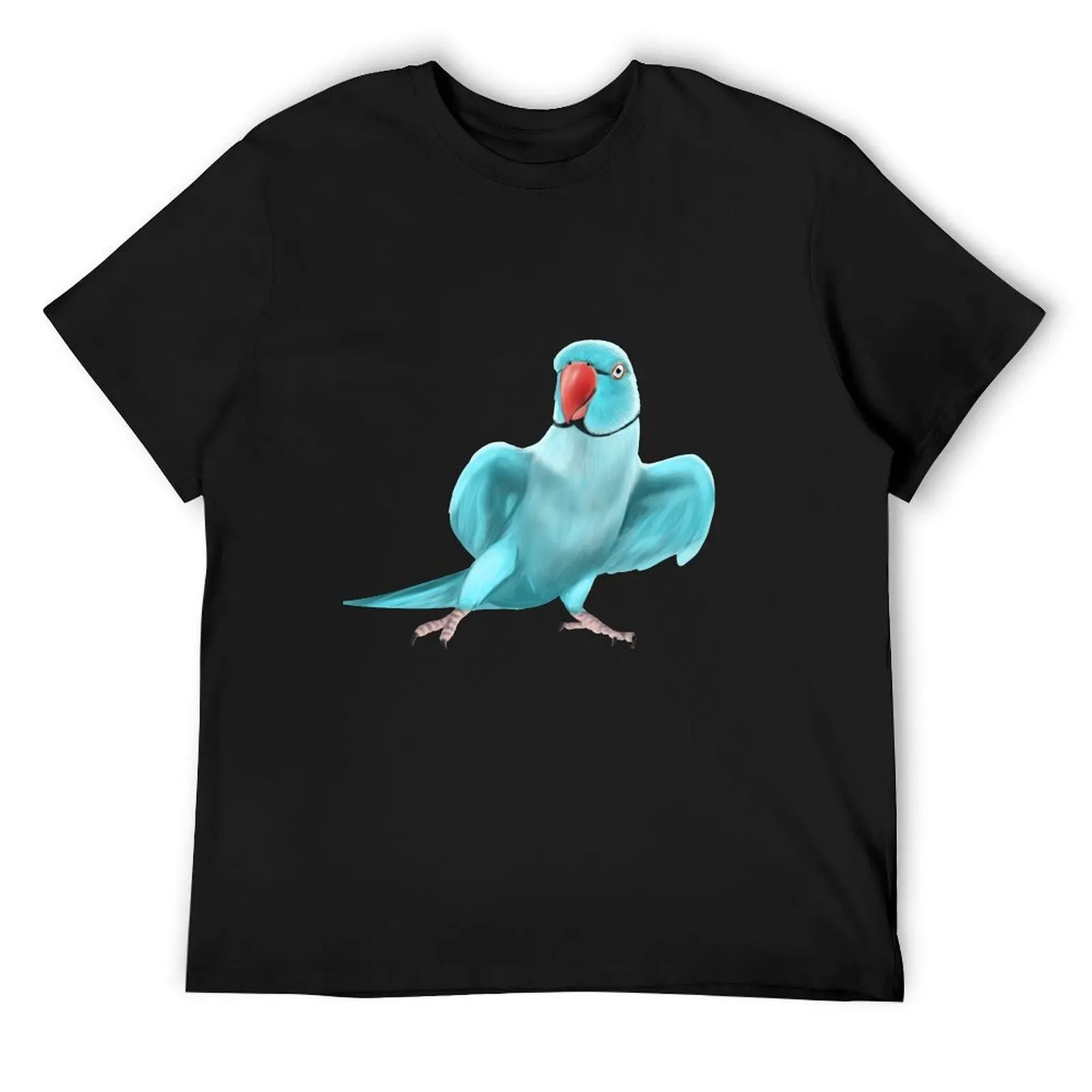 

Blue Indian Ringneck Parrot T-Shirt