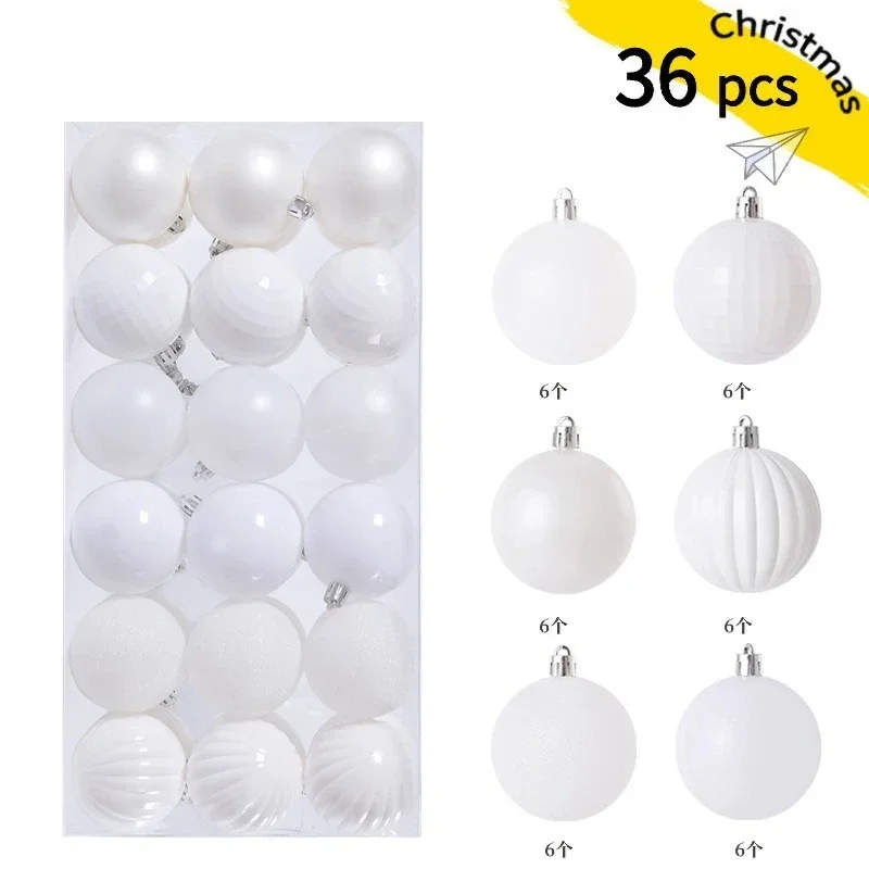 24/36 Stück 3CM Weihnachtskugeln Christbaumschmuck Weihnachtsdekoration Anhänger Heim-Deko Party Neujahr 2026 Geschenkzubehör – Detail 15