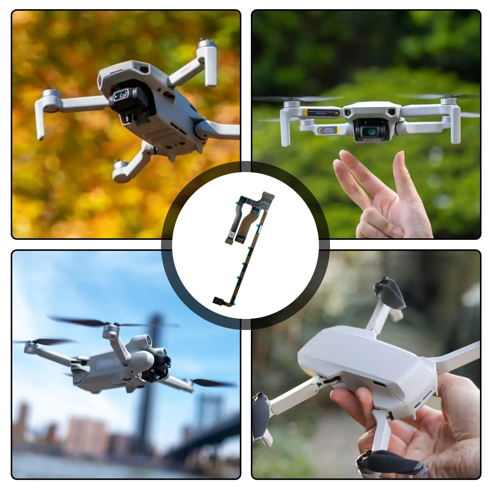 كاميرا Gimbal 3 في 1 كابل مسطح مرن ، شريط بديل ، 2 صغير ، SE أجزاء ، Mavic Mini 1 ، 2
